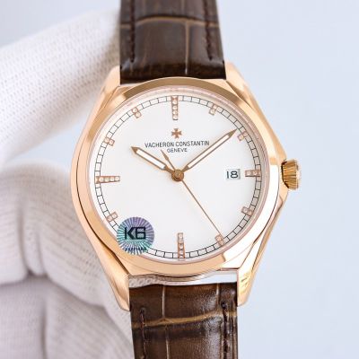 TW Factory Vacheron Constantin FiftySix 40mm 1326 Movement Italian Calfskin Leather Strap Watch